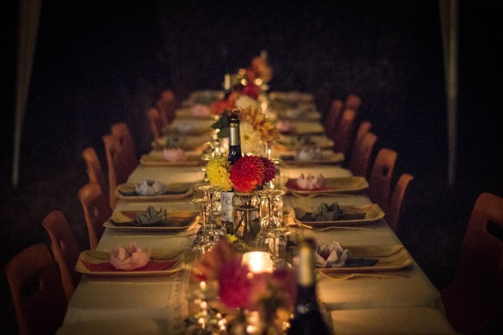 Photo Romantic dinner
